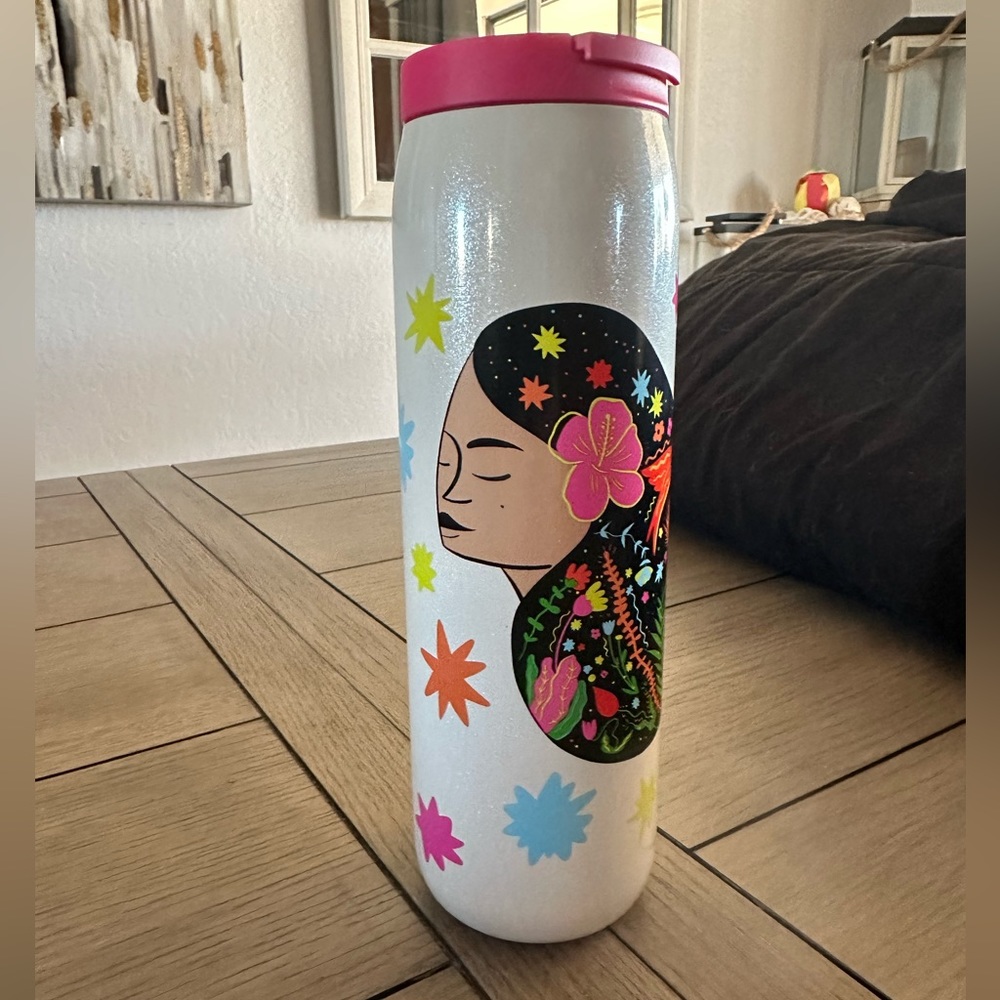 NWT Starbucks 2023 Manuela Guillén stainless steel 16oz tumbler